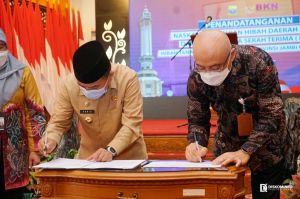 Pemprov Jambi Hibahkan Tanah untuk BKN RI