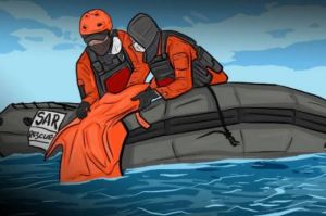 Minibus Jatuh Kedalam Sungai, Tim SAR Evakuasi Empat Korban Tewas