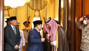 Menhan Prabowo dan Pangeran Khalid Bahas kerjasama Industri Pertahanan