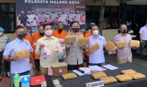 Lima Pengedar Narkotika Golongan Satu Diringkus Polisi