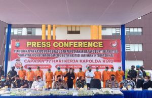 Polisi Amankan 56 Kilogram Sabu Asal Malaysia