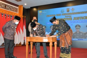 Al Haris Apresiasi LAM Selesaikan Masalah Hukum Adat