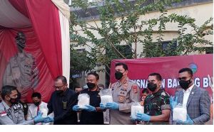  Polisi Musnahkan 357,9 Kilogram Sabu Sabu dan Pil Ekstasi