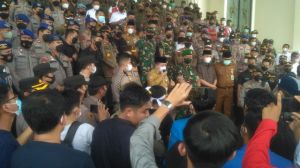Mahasiswa Se Jambi-Forkompinda Sepakat Tolak Presiden Tiga Periode 