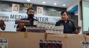 Bea Cukai  Amankan Rokok Ilegal Senilai Rp2,18 Miliar