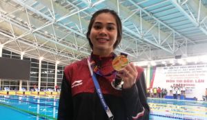 Janis Rosalita Tambah Satu Emas Renang Sirip di SEA Games Vietnam