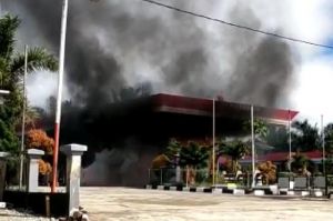 Polisi Benarkan Peristiwa Kebakaran di SPBU 