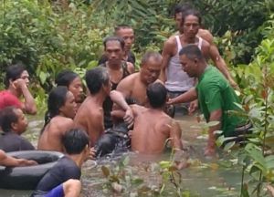 Jasad Rido yang Tenggelam di Sungai Kapas Ditemukan Sudah Tak Bernyawa