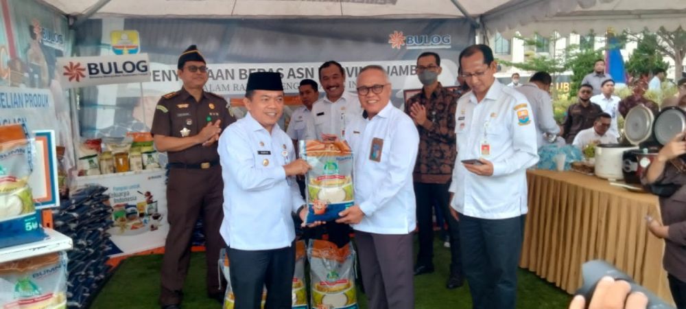 Pencanangan gerakan serentak beli beras lokal bagi ASN. (ist)