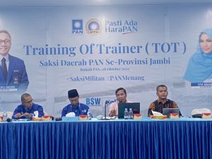 PAN Jambi Gandeng KPU dan Bawaslu Latih Saksi untuk Pemilu 2024