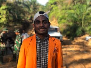 Mahasiswa Asal Papua Barat Ikut Berperan Dalam TMMD Kodim Jambi