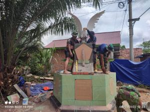 Tugu TMMD Simbol Kemanunggalan TNI