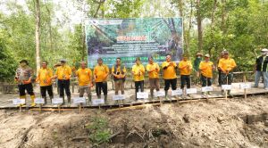 SKK Migas - KKKS Tanam Ribuan Pohon Mangrove di Jambi