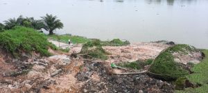 Dua Titik di Kawasan Wisata Danau Sipin Longsor