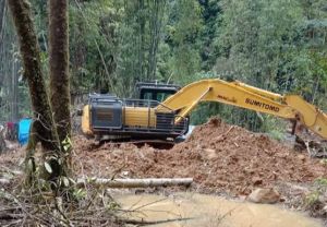 Kembali Marak, Alat Berat Diduga untuk Aktifitas PETI Masuk Lokasi di Muaro Emat
