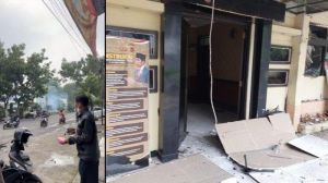 Ada Ledakan di Polsek Astana Anyar Diduga Bom Bunuh Diri, Terduga Pelaku Tewas