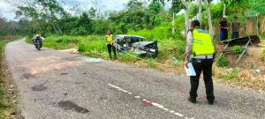 Mobil Box Vs Kijang LGX di Jalur Ness, Satu Tewas 