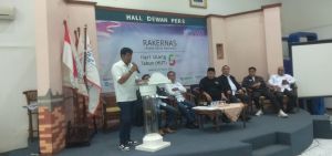 Sampaikan Pandangan Umum di Rakernas SMSI, Mukhtadi: SMSI Jambi Sedang Baik-Baik Saja