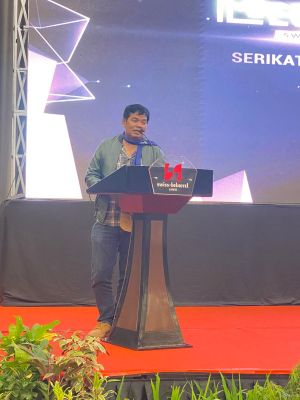 Mukhtadi Perkenalkan SMSI Dalam Media Gathering Swiss-Belhotel Jambi