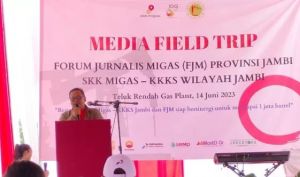 Puluhan Anggota FJM Jambi Sambangi Plant Jindi South Jambi B