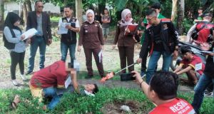 Berawal Dari Sakit Hati, Rekonstruksi Ungkap Kronologis Kejadian Pembunuhan di Lorong Kapak