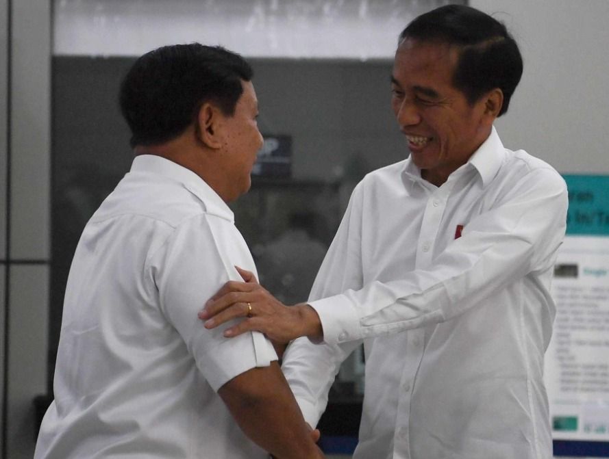 Presiden Jokowi san Prabowo Sbianto