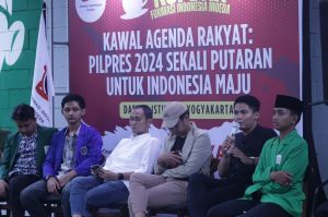 FIM Bersama Mahasiswa di Yogyakarta Serukan Pilpres 2024 Sekali Putaran Demi Indonesia Maju   
