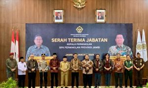 Hadiri Serah Terima Jabatan Kepala BPK Perwakilan Jambi, Ketua DPRD Jambi Ajak Jaga Sinergitas