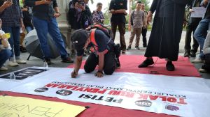 Jurnalis hingga Seniman di Jambi Tanda Tangani Petisi Penolakan RUU Penyiaran