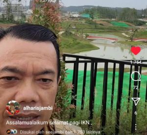 Gubernur Al Haris Bagikan Momen Saat Berada di IKN