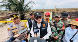 Cek Karhutla di Lahan PT AMM, Polda Jambi Pastikan Akan Lakukan Penyelidikan dan Tindak Tegas Pelaku