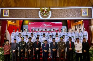 Di Pengukuhan Paskibaraka Provinsi Jambi, Edi Purwanto: Selamat Bertugas, Laksanakan dengan Baik