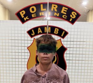 Satreskrim Polres Kerinci Bekuk Pelaku Kekerasan Seksual Terhadap Anak di Bawah Umur