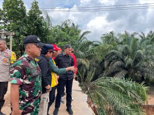 Anggota DPR RI Edi Purwanto Pantau Pemasangan Jembatan Bailey di Jalan Jambi-Padang yang Putus
