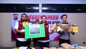 Polda Jambi Gagalkan Penyelundupan 11,5 Kg Ganja Dari Medan
