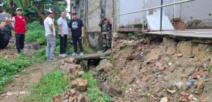 Faried Minta Dinas PU Kota Jambi Prioritaskan Penanganan Longsor di Lorong Cemara