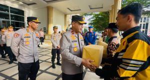 Dalam Rangka Hari Bhayangkara, Polda Jambi Bagikan 4.500 Lebih Paket Sembako