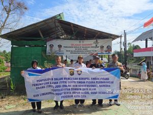Penyuluhan di Danau Sipin, Ditbinmas Polda Jambi Ajak Masyarakat Hindari Narkoba