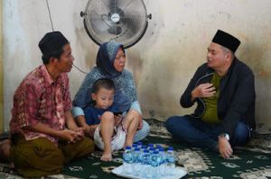Faried Datangi Rumah Duka Raffi Akbar, Bocah yang Sempat Berjuang Sembuh dari Leukemia