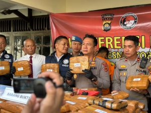 200 Kg Ganja Kering Gagal Beredar, Dua Kurir Diamankan