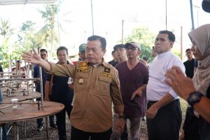 Gubernur Al Haris Tinjau Kesiapan Koperasi Merah Putih Tangkit Baru