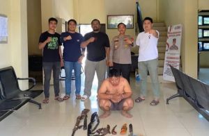Bawa Dua Senpi Rakitan Untuk Curi Ternak, Warga Dharmasraya Ditangkap di Bungo