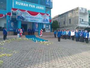 DPW PAN Jambi Kibarkan Bendera Merah Putih Peringati HUT RI ke-80
