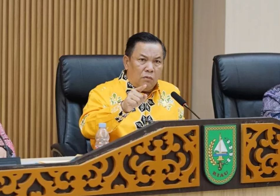 Wakil Gubernur Riau, SF Hariyanto yang kini sudah menjabat Plt Gubernur Riau usai Gubernur sebelumnya, Abdul Wahid ditangkap KPK.