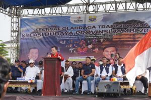 Gubernur Al Haris Buka Festival Olahraga Tradisional KORMI Provinsi Jambi