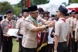 Sudirman Tekankan Peran Strategis Pramuka dalam Pembentukan Karakter Pemuda