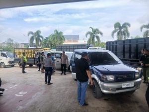 Empat Kendaraan Diduga Lansir Solar Subsidi Diamankan di SPBU Pal 7 Kota Jambi