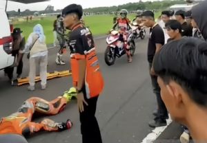 Pembalap Asal Sulsel Tewas Kecelakaan di Zabaq National Sirquit Tanjabtim