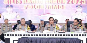 Sepanjang 2025, Polda Jambi Ungkap 931 Kasus Narkoba, 8 Anggota Dipecat