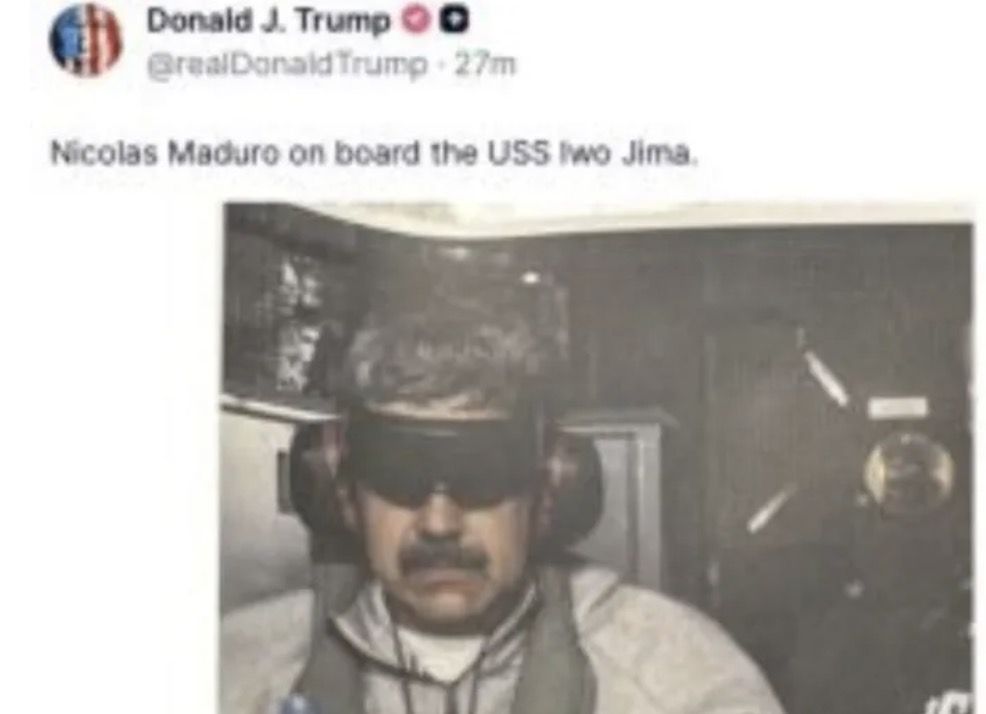 AS Tangkap Presiden Venezuela Nicolas Maduro 